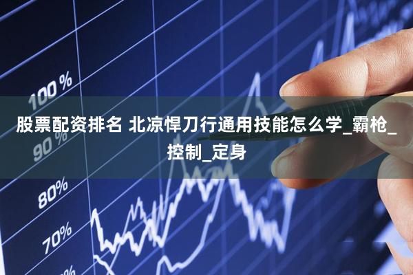 股票配资排名 北凉悍刀行通用技能怎么学_霸枪_控制_定身
